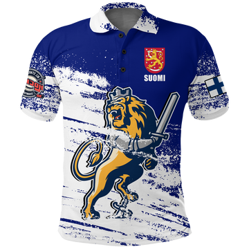 Finland Suomi Leijonat Hockey Polo Shirt LT2