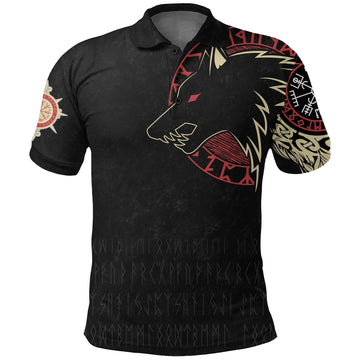 Viking Polo Shirt Norse Wolf RLT12