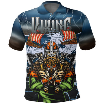 Viking Polo Shirt 3D Odin RLT12