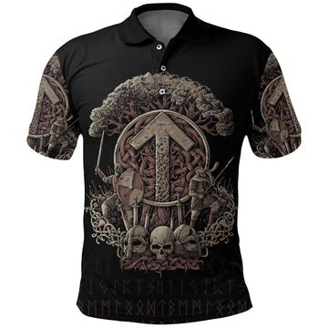Viking Polo Shirt Teiwaz Rune RLT12