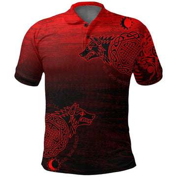 Viking Polo Shirt, Skoll and Hati RLT12