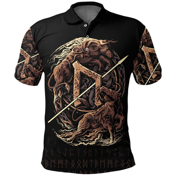 Viking Polo Shirt Uruz Rune RLT12