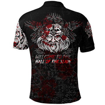 Viking Odin Viking Polo Shirt Blood RLT12