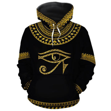African Hoodie Ra Egyptian All Over Pullover