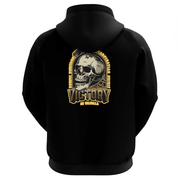 Viking Clothing Viking Raven and Skull Hoodie RLT12