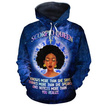 African Hoodie Scorpio Queens Hoodie