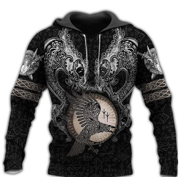 Viking Clothing Munin Arriving Hoodie RLT12