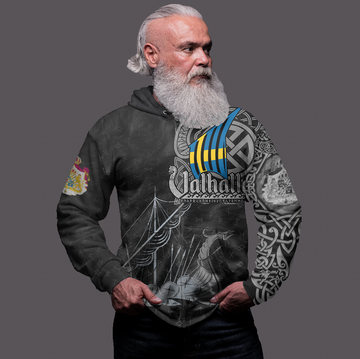 Viking Clothing Viking Sweden Drakkar Zip Hoodie RLT12