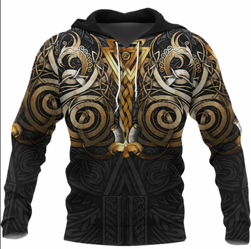 Viking Clothing Viking Valknut Odin Norse Mythology Hoodie RLT12