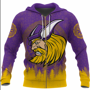 Viking Clothing Viking Warrior Zip Hoodie RLT12