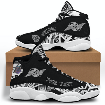 (Custom) Viking - Seamless Background With Chain Wings Sneakers J13 RLT12