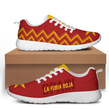Spain World Cup 2022 Sporty Sneakers The Red Fury LT7