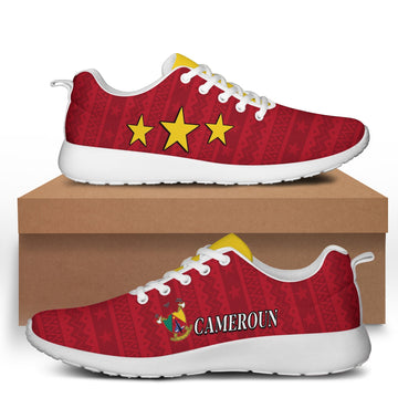Cameroon Sporty Sneakers Independence Day Cameroonians Pattern LT13