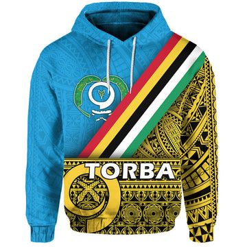 Vanuatu Torba Province Day Hoodie Torba Flag Color Style LT9