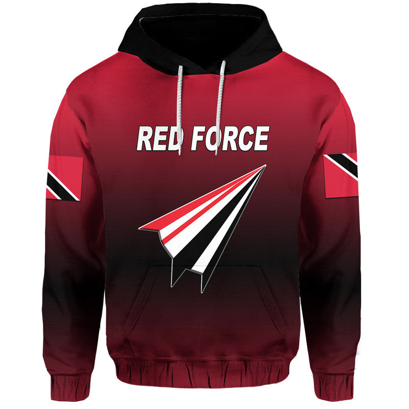 Custom Trinidad And Tobago Cricket Red Force Hoodie Original Style LT8