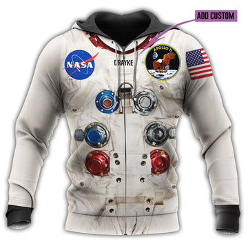 Astronaut With Galaxy Nasa Personalized Hoodie