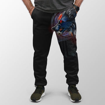 Viking Jogger (Women's/Men's) Viking Fenrir Wolf 3D RLT12