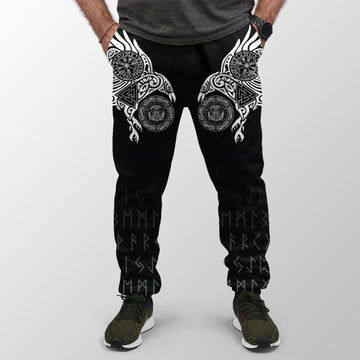 Viking Jogger (Women's/Men's) Huginn and Muniin With Mjolnir RLT12