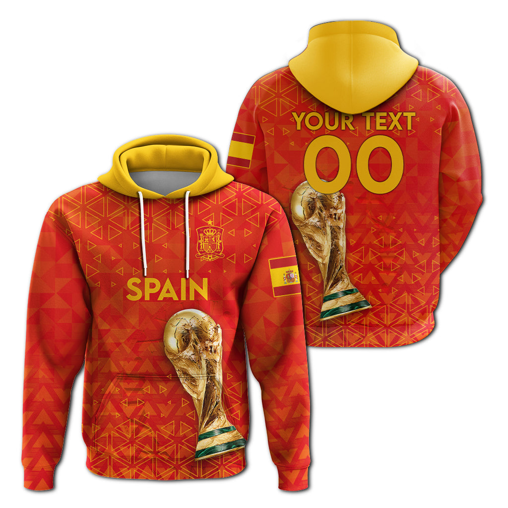 Custom Spain Football 2022 Hoodie LT2