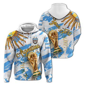 Custom Argentina Football 2022 Hoodie LT2