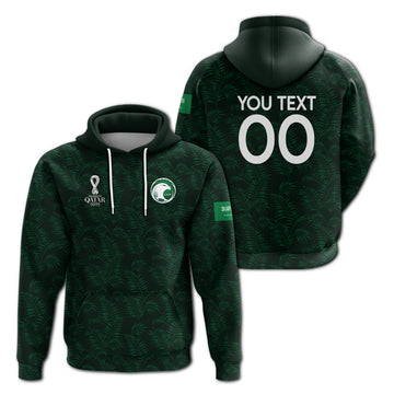 Custom Saudi Arabia Football Fifa Football 2022 Hoodie LT2
