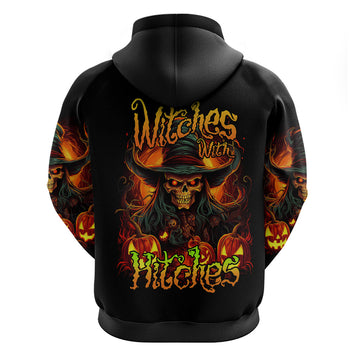 Witch Skull Hoodie Witches With Hitches DT01