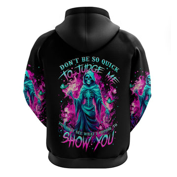 Witch Skull Hoodie Don't Be So Quick To Judge Me DT01