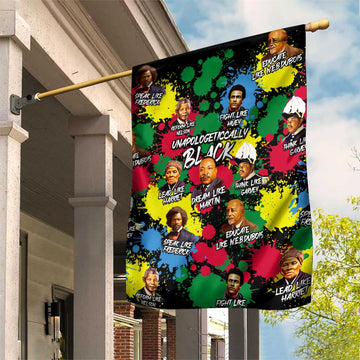 Unapologetically Black Garden Flag Civil Rights Leaders DT02