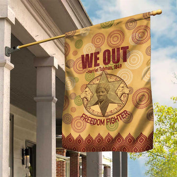 We Out 1849 African-American Garden Flag Harriet Tubman DT02