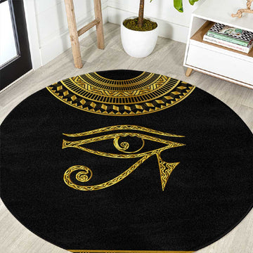 Eyes Of Horus Round Carpet Egyptian Art DT02