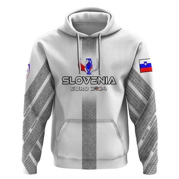 Personalized Slovenia Football 2024 Hoodie Trophy Wing Style DT02