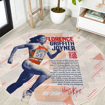 The Phenomenal Woman Flo-Jo Round Carpet 1988 Olympic DT02
