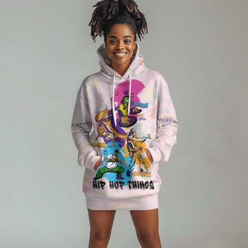 4 Elements Of Hip Hop Hoodie Dress DT02