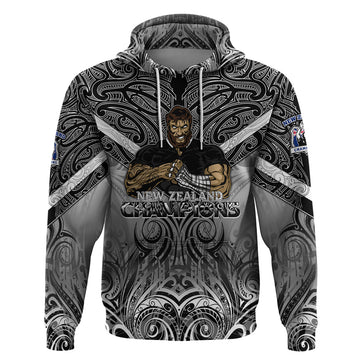 New Zealand Hoodie Rugby Aotearoa Champions DT02