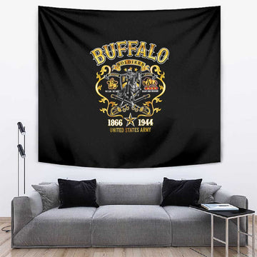 Buffalo Soldiers Tapestry American American Legend 1866-1944 DT02