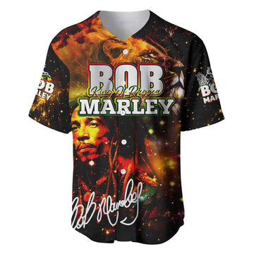 Bob King Of Reggae Rastafari Lion Baseball Jersey You Never Know How Strong You Are DT02