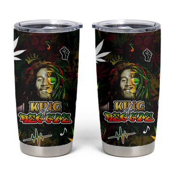 King Of Reggae Legend Bob Tumbler Cup Peace and Love DT02