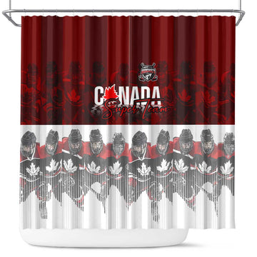 Canada Super Team Shower Curtain Dynamic Ice Hockey Legacy DT02