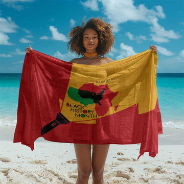 Black History Month Sarong - African February Design DT02