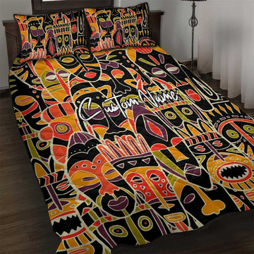 The Spirit of Africa Custom Quilt Bed Set DT02