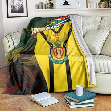 Coat Of Arms South Africa Blanket Protea Unity Heritage DT02