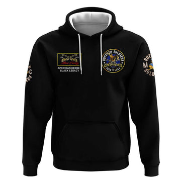 Buffalo Soldiers 1866-1944 Hoodie American Black Heros Legacy DT02