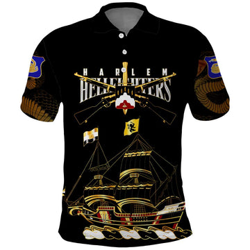 Harlem HellfightersFirst To Fight, First To Lead Polo Shirt DT02