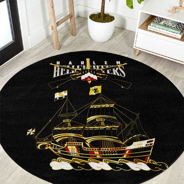 Harlem Hellfighters Round Carpet 369th Regiment Legacy at Sea DT02