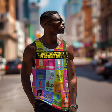 Black Inventions Men Tank Top African-American Inventors DT02