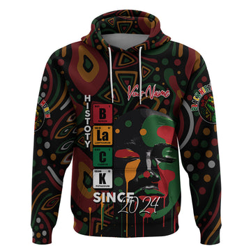 Personalized Black History Month Hoodie Since 2024 Chemistry Style DT02