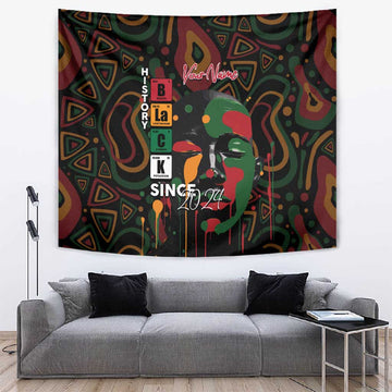 Personalized Black History Month Tapestry Since 2024 Chemistry Style DT02