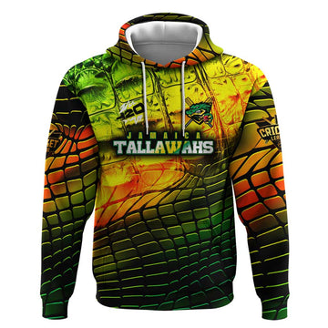 Personalised Jamaica Cricket Tallawahs Hoodie Striking with Reggae Firepower DT02