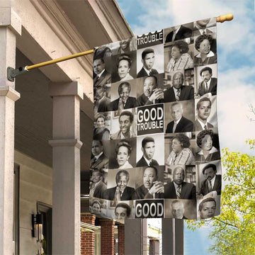 Good Trouble Garden Flag Civil Rights Leaders DT02