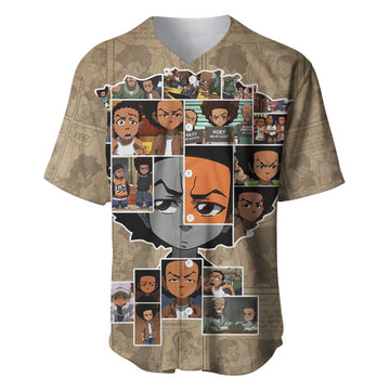 Honoring Huey Freeman - African American Baseball Jersey DT02